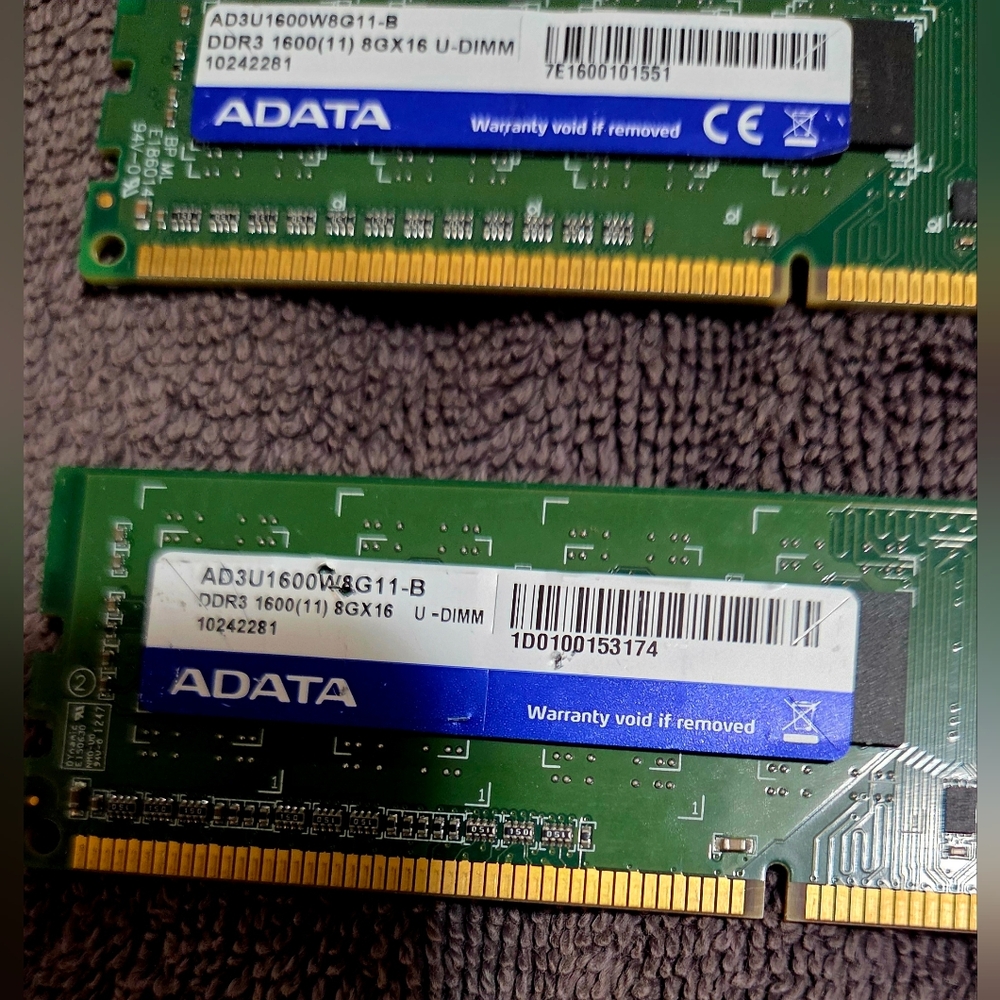 4 Adata Green RAM Modules for Enhanced Performance. - Picture 2 of 3